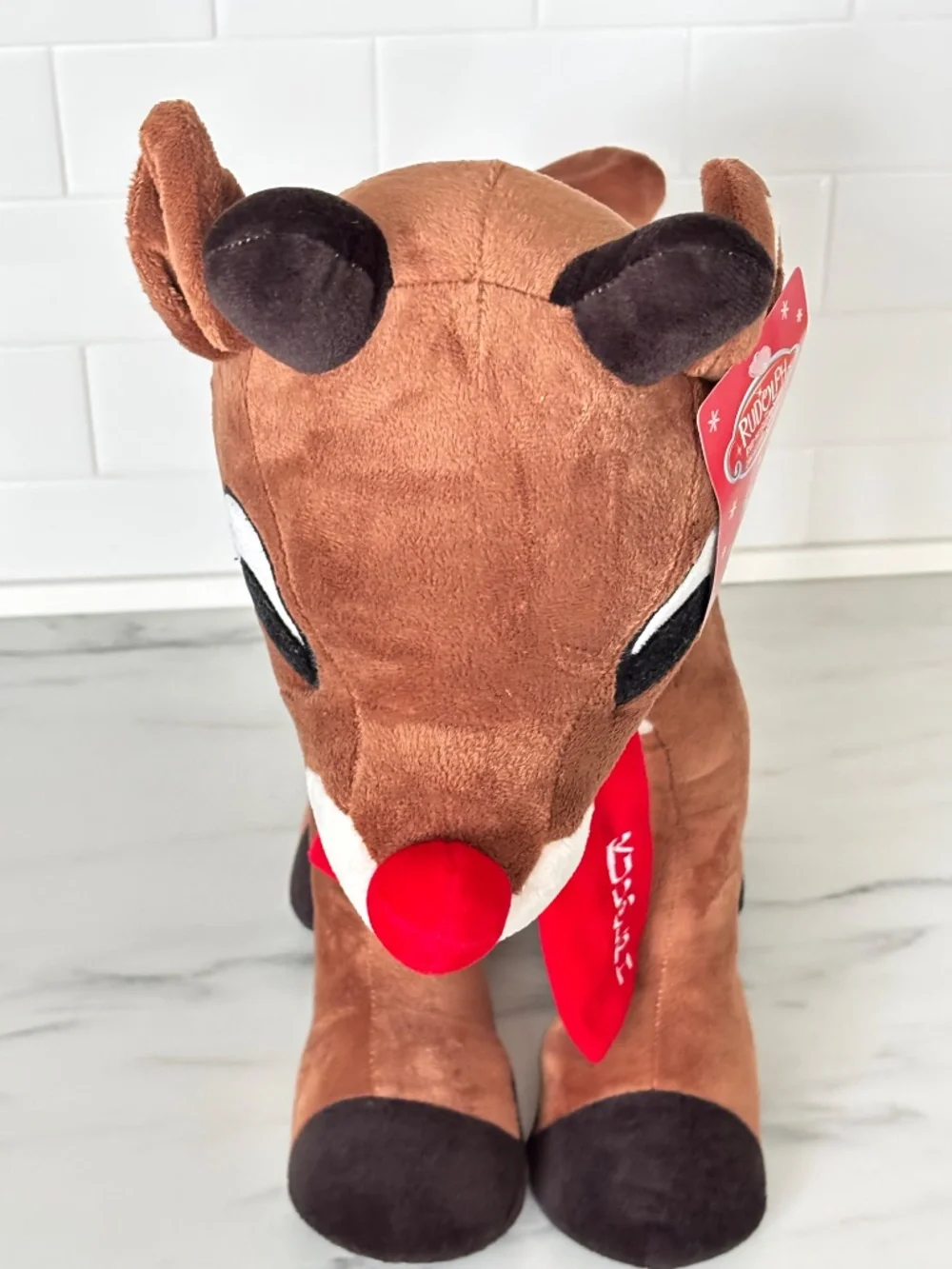 NWT Rudolph the Red Nosed Reindeer Plush Greeter Toy Dan Dee LARGE Christmas NEW